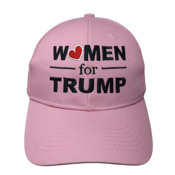 Unbranded Other - Women For Trump Strapback Hat Pink One Size Adjustable Embroidered